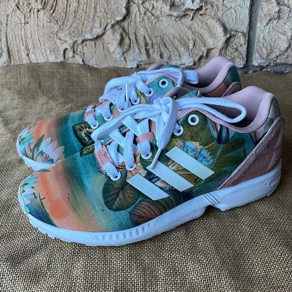 ADIDAS ORIGINALS ZX FLUX W "DUST PINK" Size 7 1/2 Rare Sold Out Hard to find - Picture 2 of 12